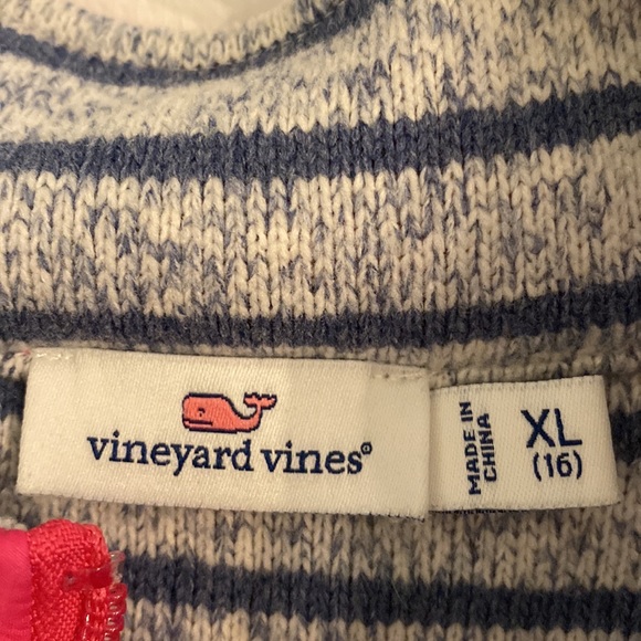 Vineyard Vines Girls 1/4 Zip Better Sweater Size XL (16)-EUC - Picture 2 of 6